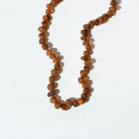 Raw_Caramel___Necklace_32cm_Bruin_1