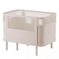 Sebra_Kili_baby_en_junior_ledikant_birchbark_beige_incl_matras_classic