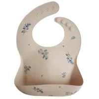 Slab_Silicone_Bib_Lilac_Flowers_