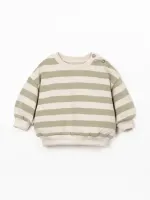 Striped_Jersey_Sweat_Groen