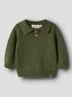 Knit_Polo_Groen