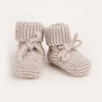Merino_slofjes_beige_Beige
