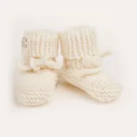 Merino_slofjes_naturel__Naturel