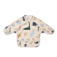 Merle_Printed_Cape_Bib_Dino_Roar_Sandy_Beige