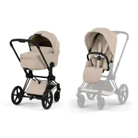Priam_5_Black_chassis_en_Cozy_Beige_bekleding_
