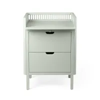 Sebra_Compleet_ledikant_matras_commode_green_Groen