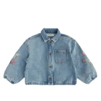 Stretch_Denim___Embroidery_Jacket_Blauw