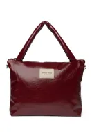 Vegan_Leather_Diaper_Bag_Burgundy_Rood