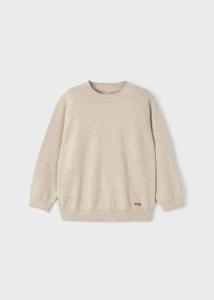 Basic_cotton_sweater_w_round_Beige