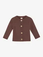 Cardigan_Knitted_Marron_Rood