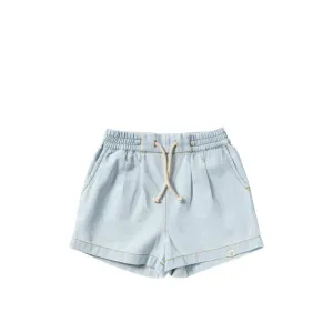 Chambray___Relaxed_Shorts_Blauw