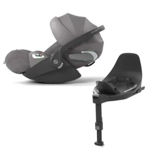Cloud_T_I_size_Plus_Mirage_grey_met_Base_isofix_Zwart