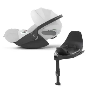 Cloud_T_I_size_Plus_Platinum_White_met_Base_isofix_Zwart