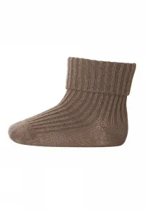Cotton_Rib_Socks_Brown_Sienna_Beige
