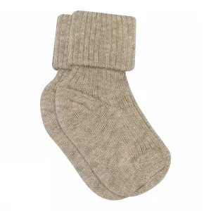 Cotton_Rib_Socks_Light_Brown_Melange_Beige