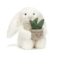 Cream_Bunny_with_Plant__