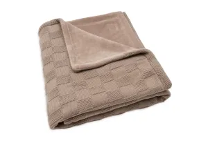 Deken_Ledikant_100x150cm_Box_Knit_Milky_Coffee_Velvet_