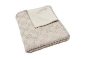 Deken_Ledikant_100x150cm_Box_Knit_Warm_Sand_Velvet_