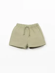 Fleece_Shorts_Groen