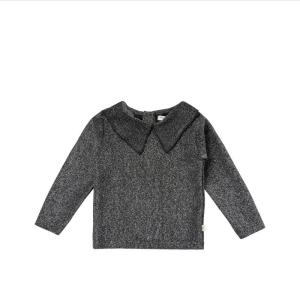 Glitter___Collar_Longsleeve_Zwart