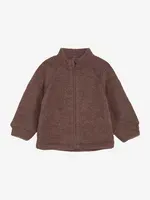 Jacket_w__Zipper_Soft_Wool_Marron_Rood