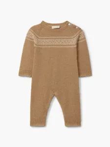 Knitted_Jacquard_Babygrow_Bruin