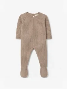Knitted_Wool_Babygrow_Beige