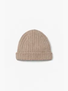 Knitted_Wool_Beanie_Beige