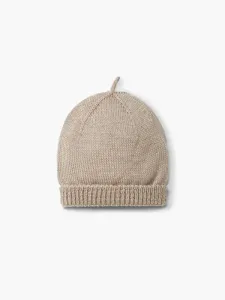 Knitted_Wool_Beanie_Beige_1