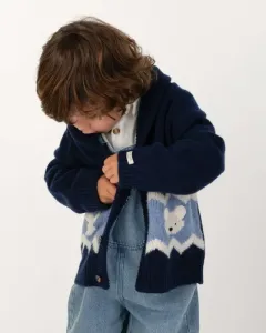 Kwinten_Merino_Wool_Cardigan_Polar_Bears_Blauw