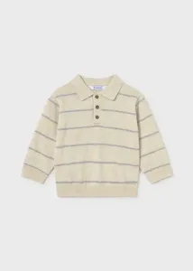 L_s_Knit_Polo_Creme