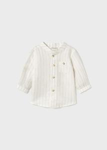 L_s_Mao_Collar_Shirt_Wit