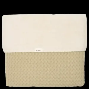 Ledikantdeken_wafel_teddy_Oslo_Olive_