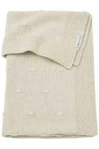 Meyco_ledikantdeken_Knots_Teddy_100x150_soft_sand__4