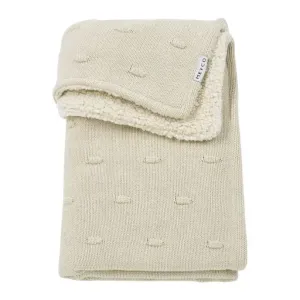 Meyco_wiegdeken_Knots_Teddy_75x100_soft_sand_