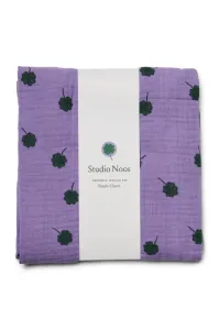 Swaddle_Purple_Clover_120x120_cm_Paars