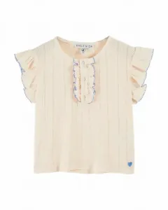 T_shirt_Pointelle_Roze