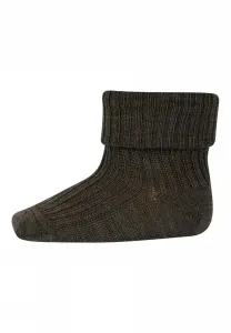 Wool_Rib_Baby_Socks_Brown_Melange_Bruin