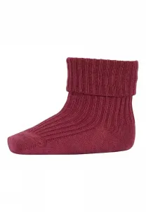 Cotton_Rib_Socks_Malaga_Rood